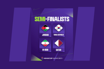 Asian Cup Semi-Final Fixtures